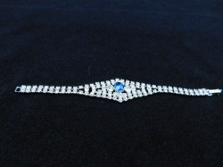 rhinestone bracelet blue stone main good